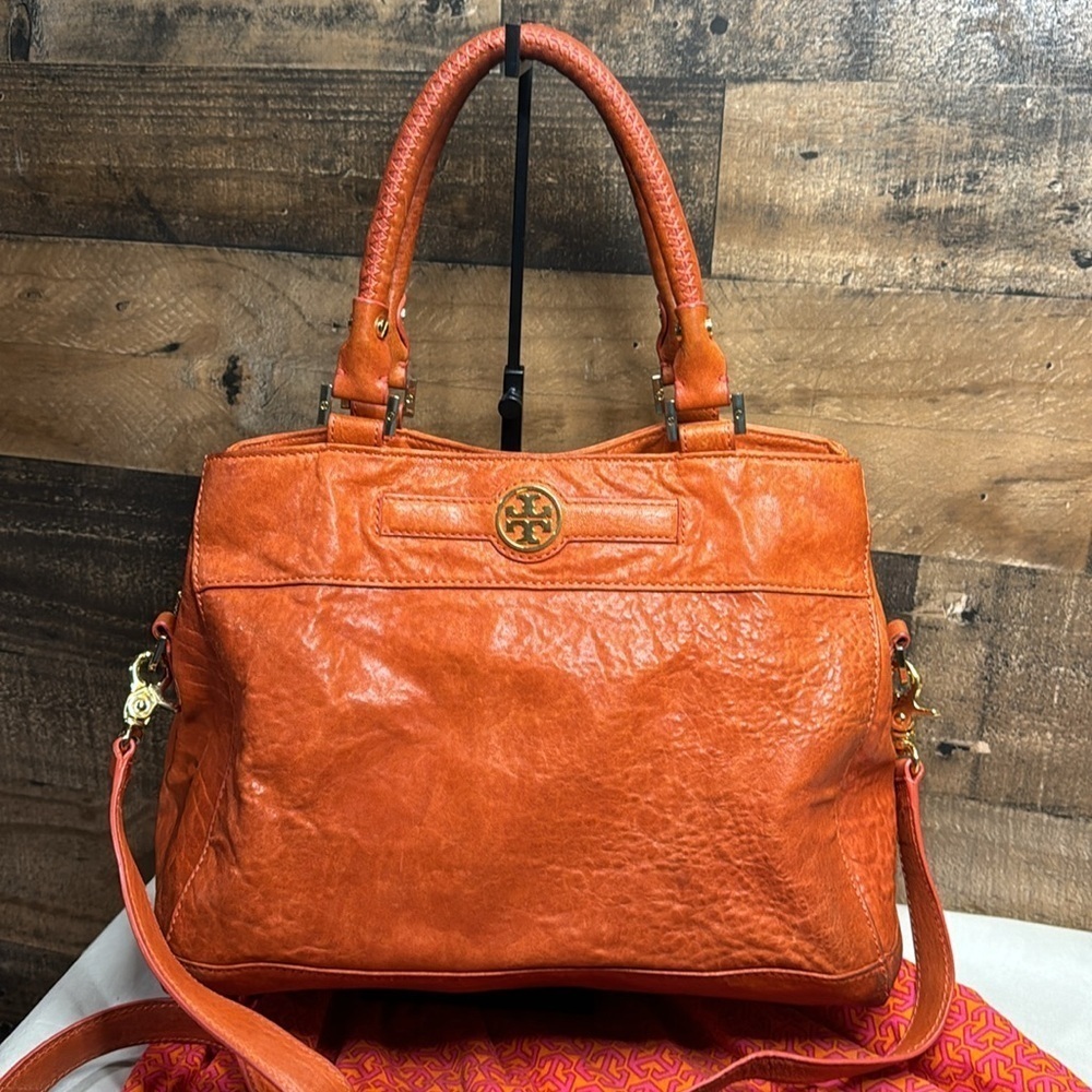Tory Burch Orange Shoulder Bag